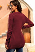 Front Pocket And Buttons Closure Cardigan